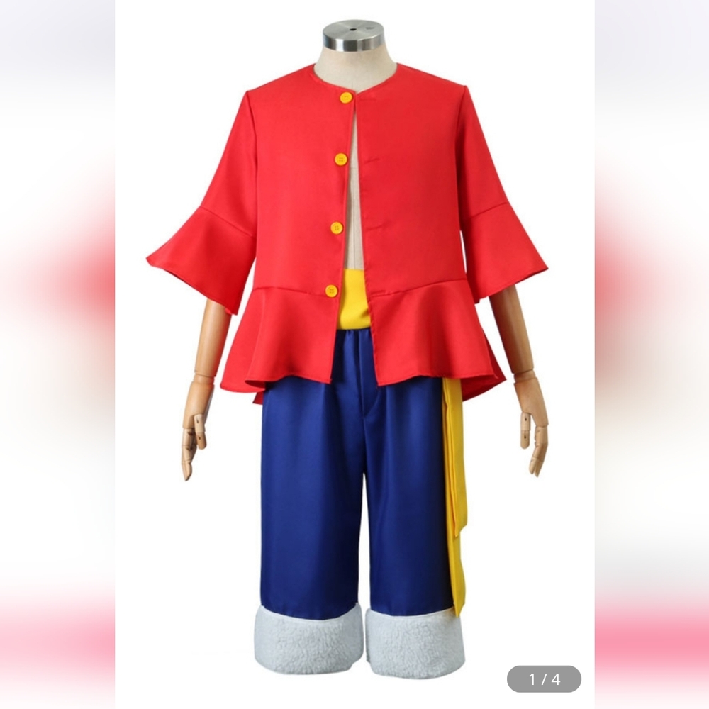 One Piece Anime Luffy Costume